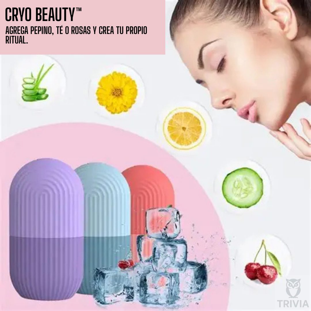 CRYO BEAUTY™ Molde Hielo Facial de Silicona