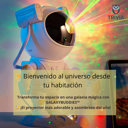 GALAXYBUDDIES™ Lampara Astronauta Proyector GALAXIA