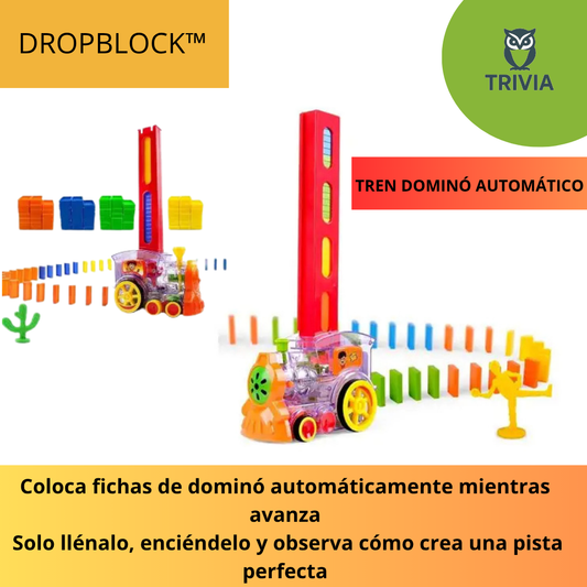 DROPBLOCK™ Juguete tren domino